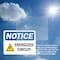 Signmission Energized Circuit Sign, Vinyl Decal, 10in W x 7in L, 2PK OS-2PACK-NS-D-710-L-12041 - alternate 4